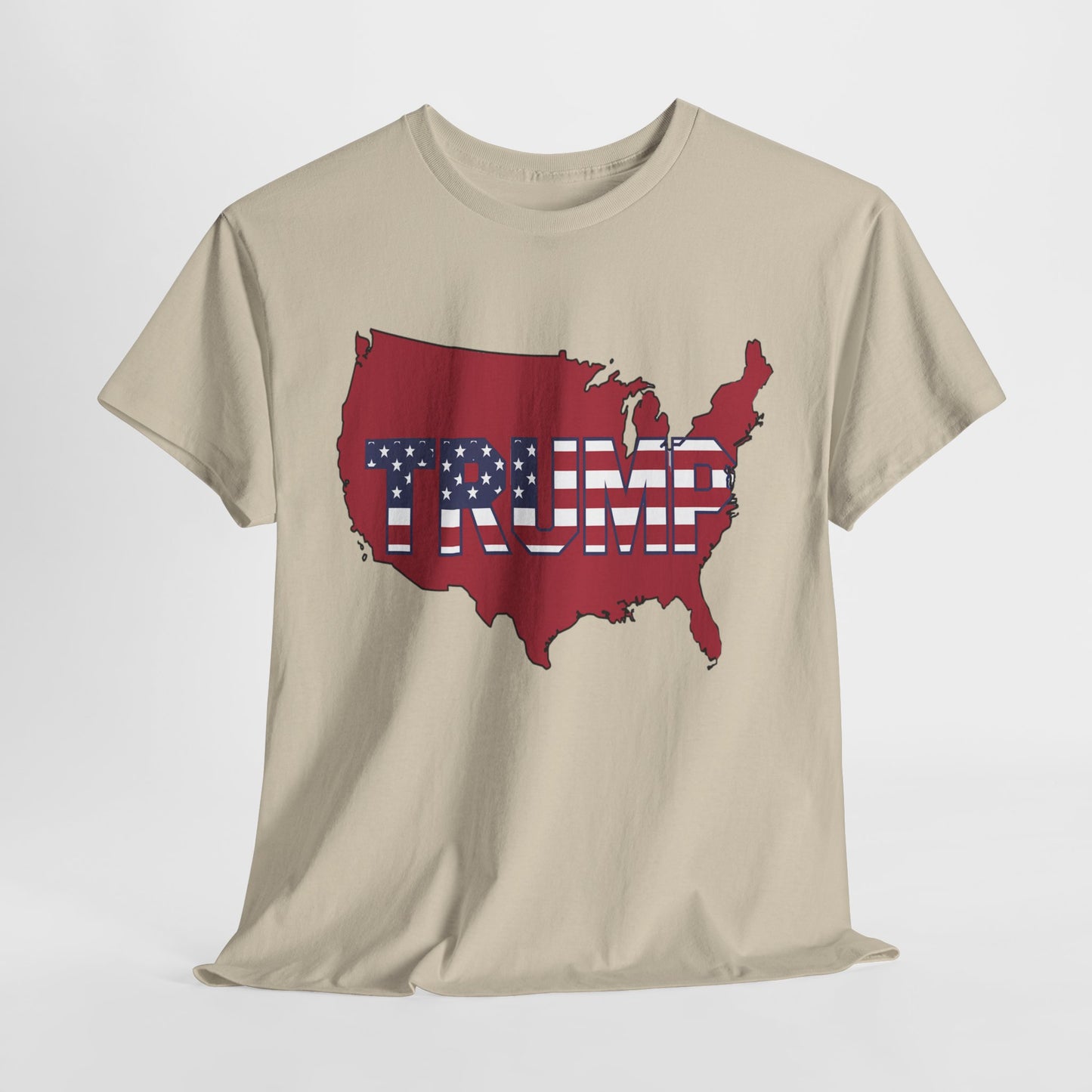 Trump T-Shirt with Red United States