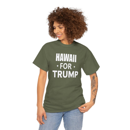 Hawaii Loves Trump T-Shirt - Patriotic Apparel