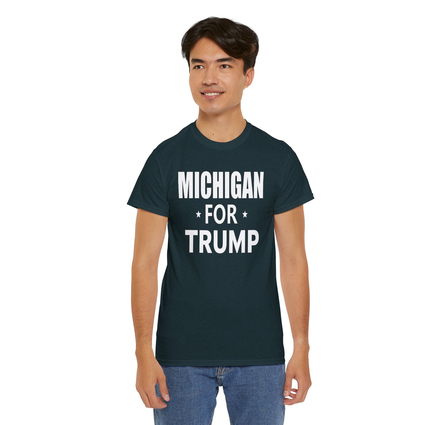 Michigan Loves Trump T-Shirt - Patriotic Apparel