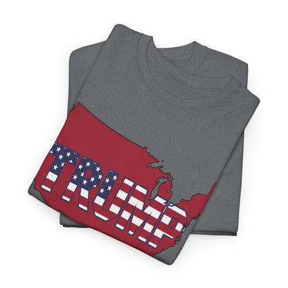 Trump T-Shirt with Red United States