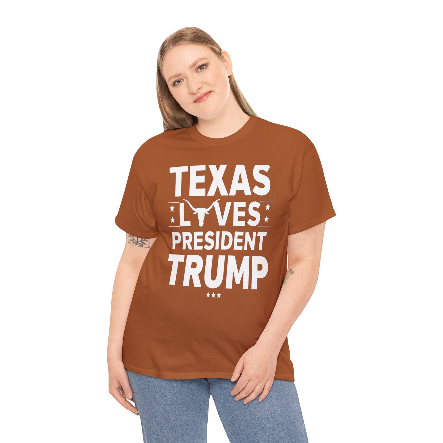 Texas Loves President Trump - Patriotic Apparel