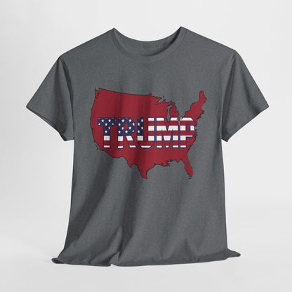 Trump T-Shirt with Red United States