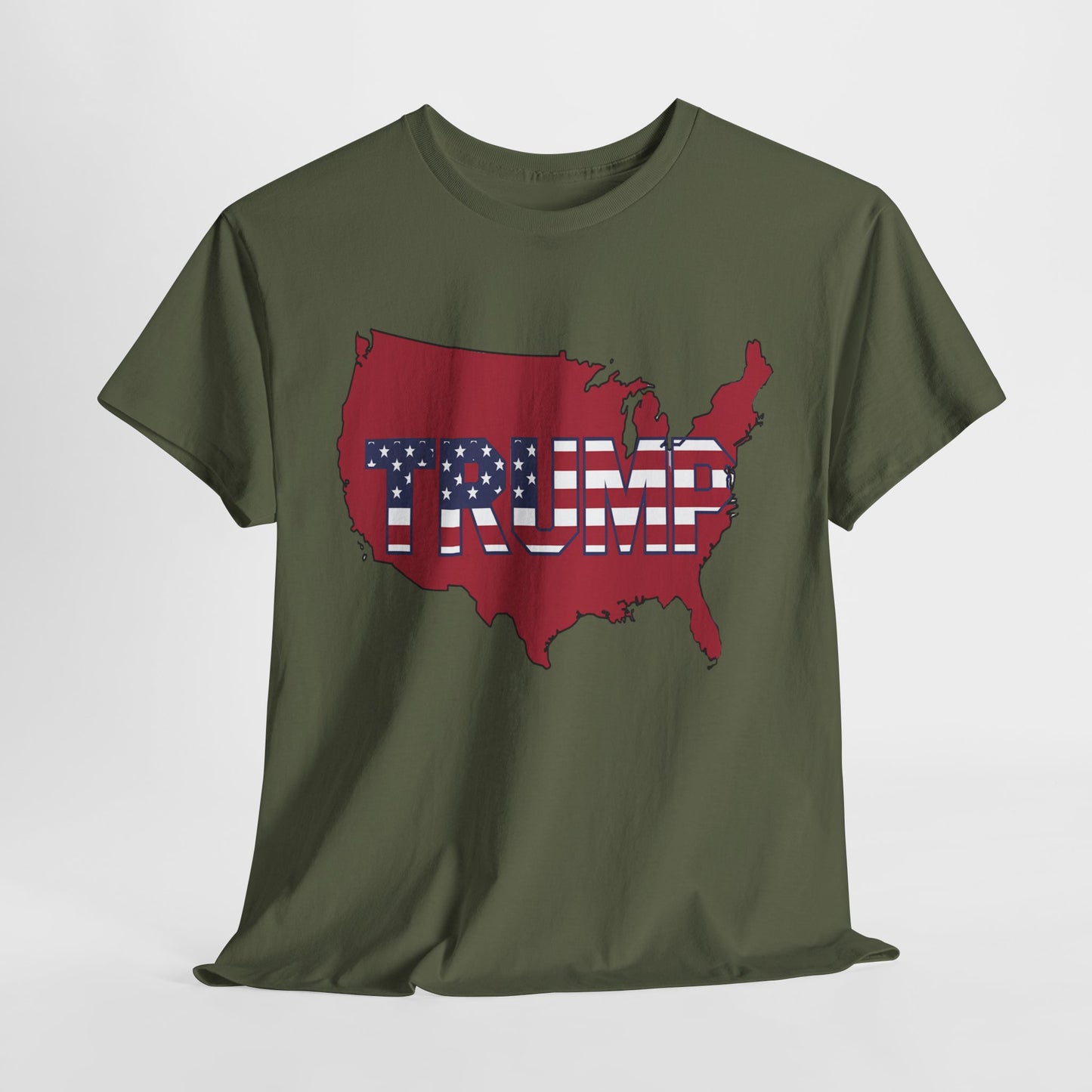 Trump T-Shirt with Red United States