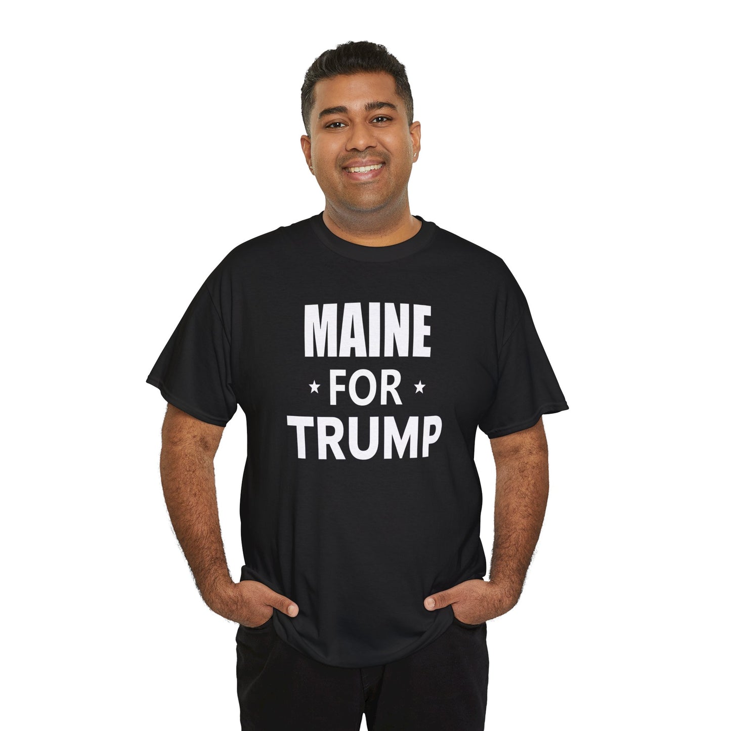 Maine Loves Trump T-Shirt - Patriotic Apparel