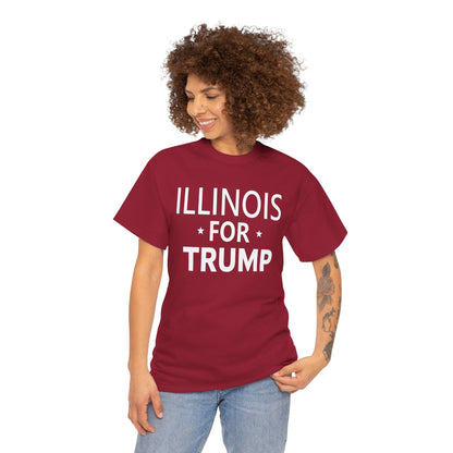 Illinois Loves Trump T-Shirt - Patriotic Apparel