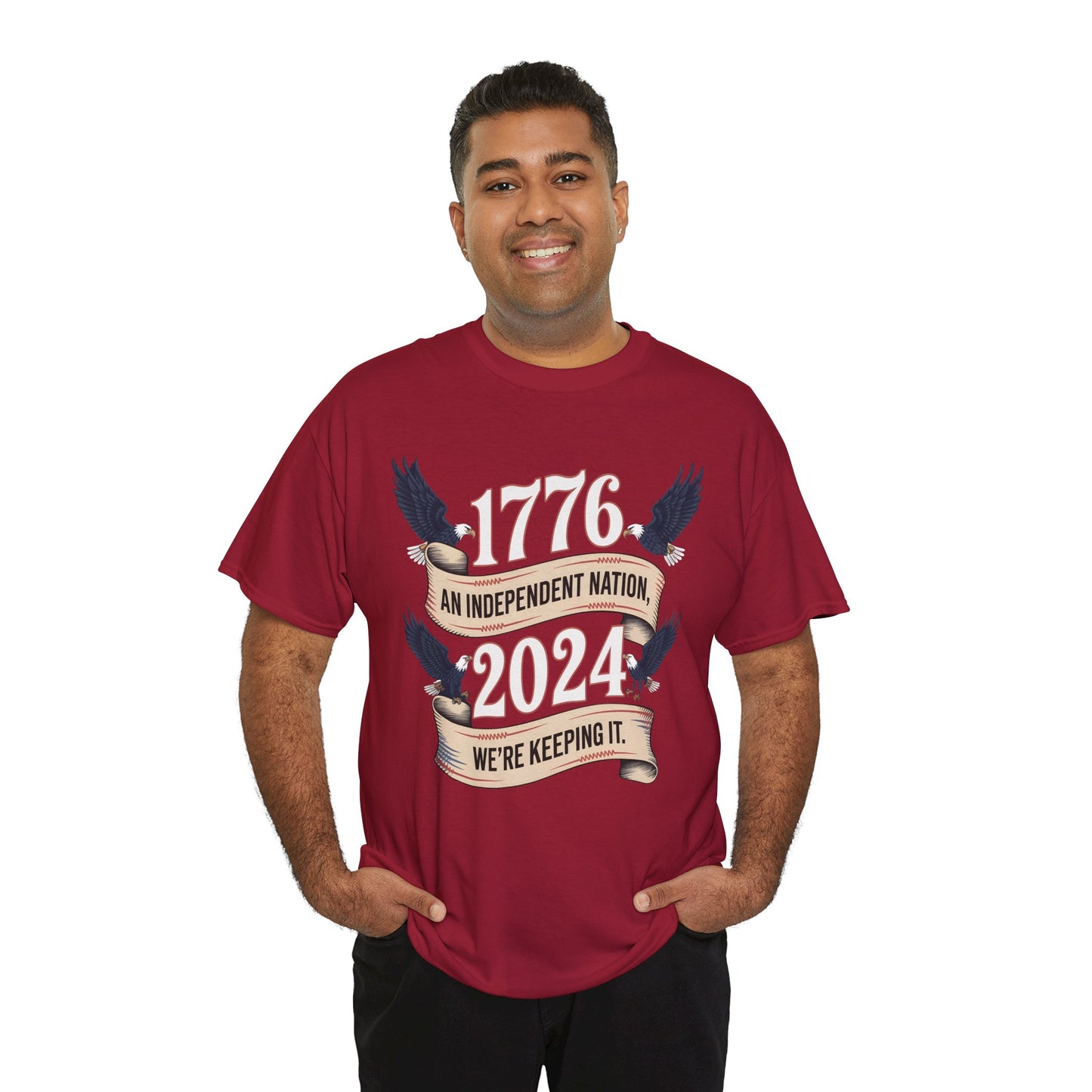 1776 Legacy: Defending American Independence in 2024 T-Shirt