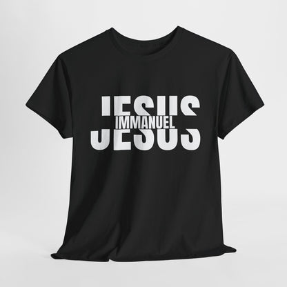 Jesus Immanuel T-Shirt - Faith-Based Christian Apparel