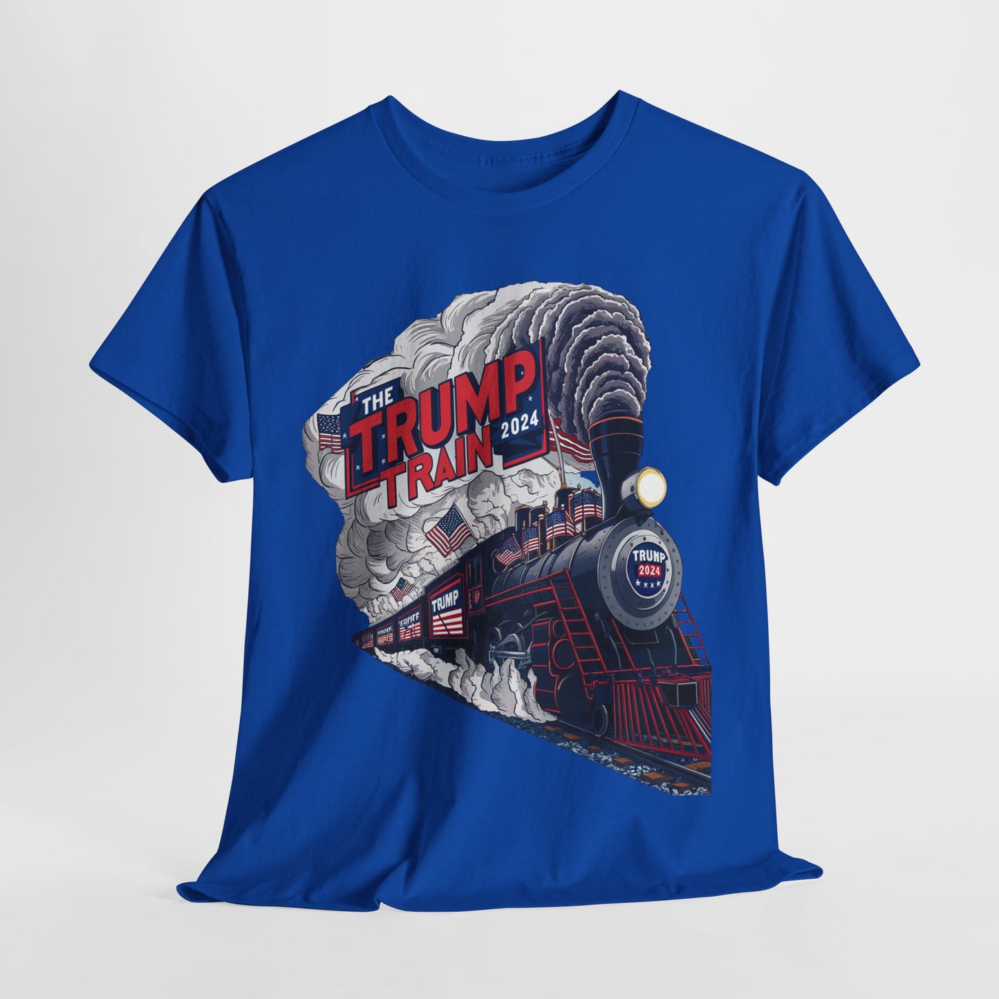 TrumpTrain 2024 T-Shirt - All Aboard for America’s Future