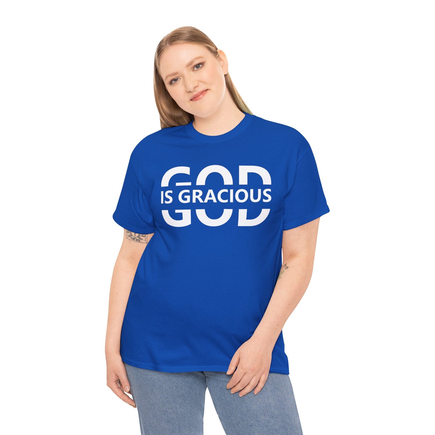 God Is Gracious T-Shirt | Inspirational Christian Apparel | Faith-Based Clothing for Men and Women