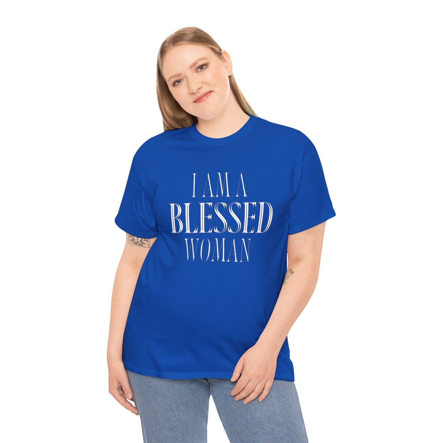 I Am A Blessed Woman T-Shirt - Christian Apparel