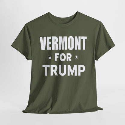 Vermont Loves Trump T-Shirt - Patriotic Apparel