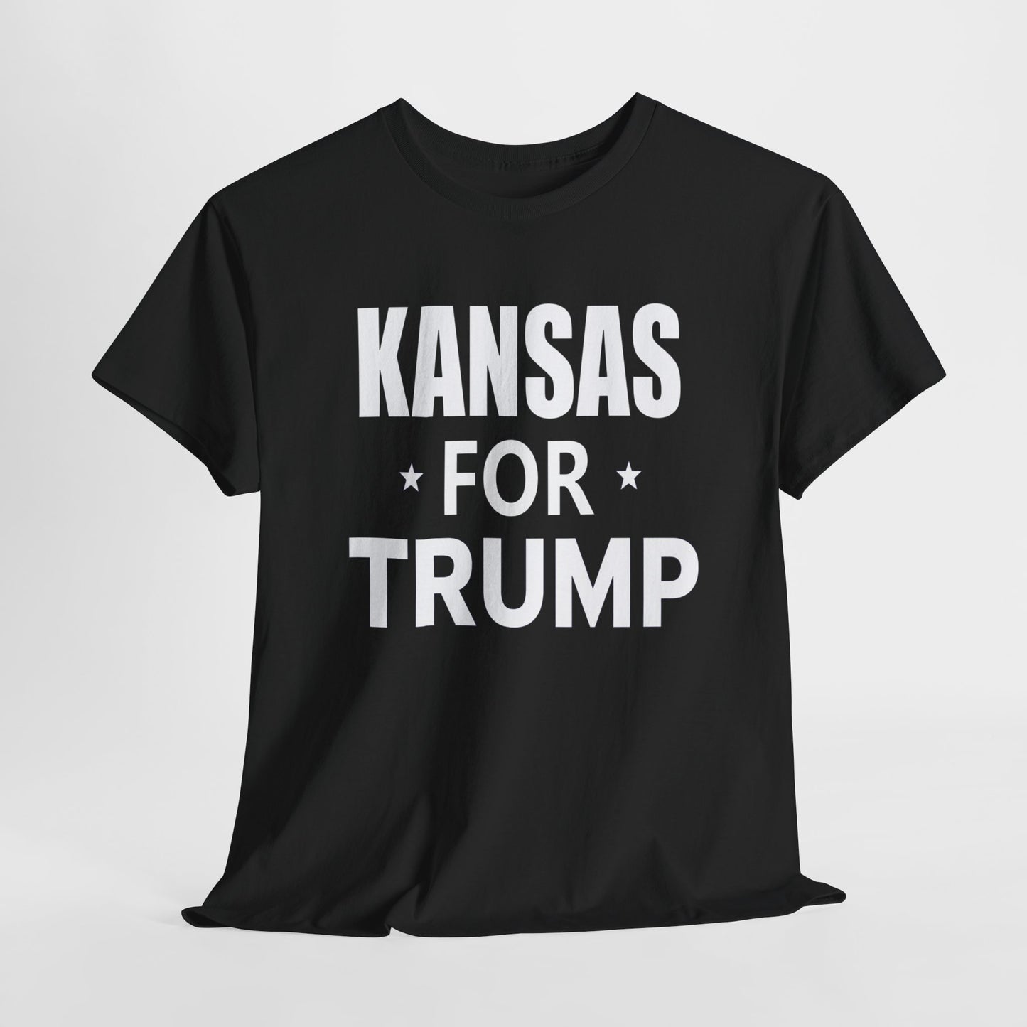 Kansas Loves Trump T-Shirt - Patriotic Apparel for Proud Americans