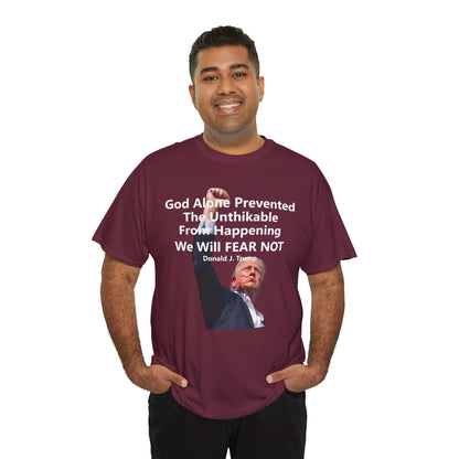 God Alone Prevented the Unthinkable - Patriotic Apparel