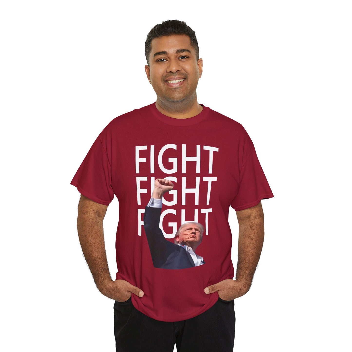 FIGHT FIGHT FIGHT T-Shirt with Trump