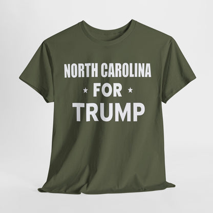 North Carolina Loves Trump T-Shirt - Patriotic Apparel for Proud Americans