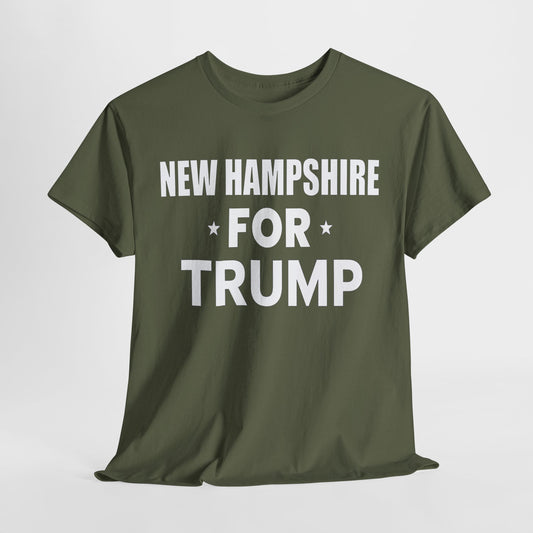 New Hampshire Loves Trump T-Shirt - Patriotic Apparel