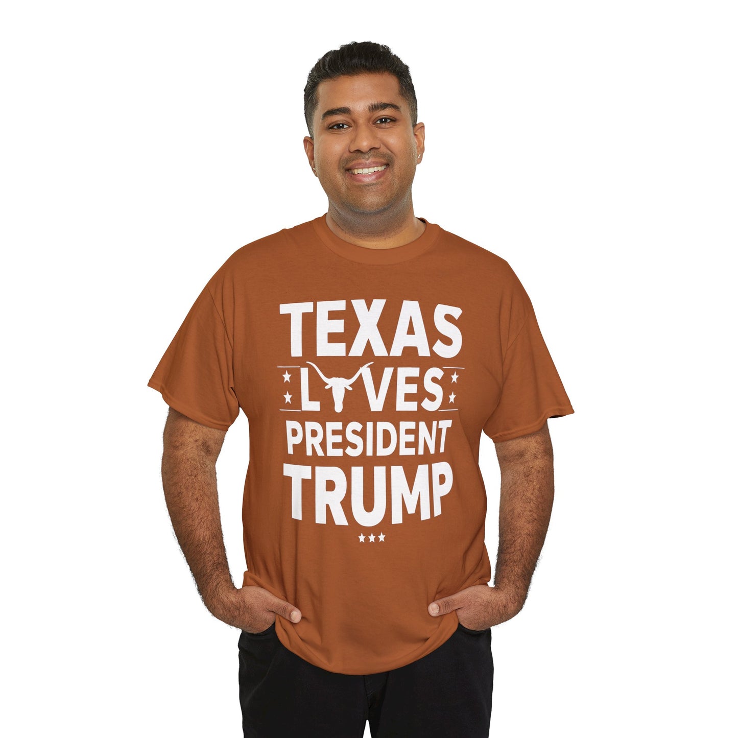 Texas Loves President Trump - Patriotic Apparel