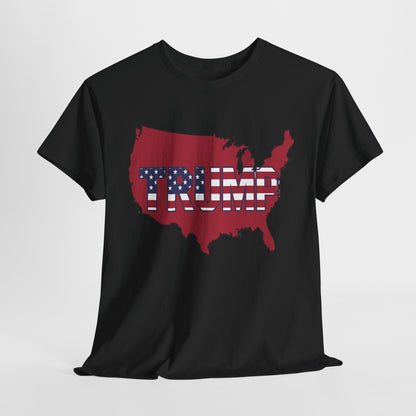 Trump T-Shirt with Red United States