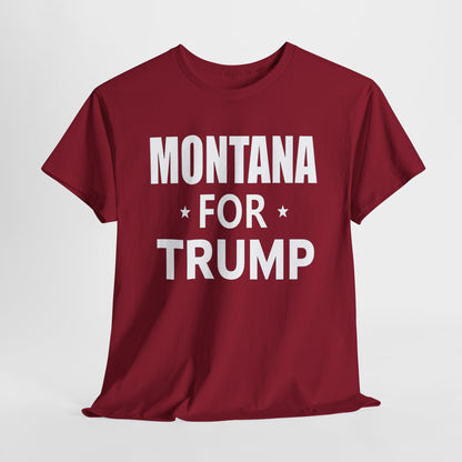 Montana Loves Trump T-Shirt - Patriotic Apparel