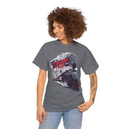 TrumpTrain 2024 T-Shirt - All Aboard for America’s Future