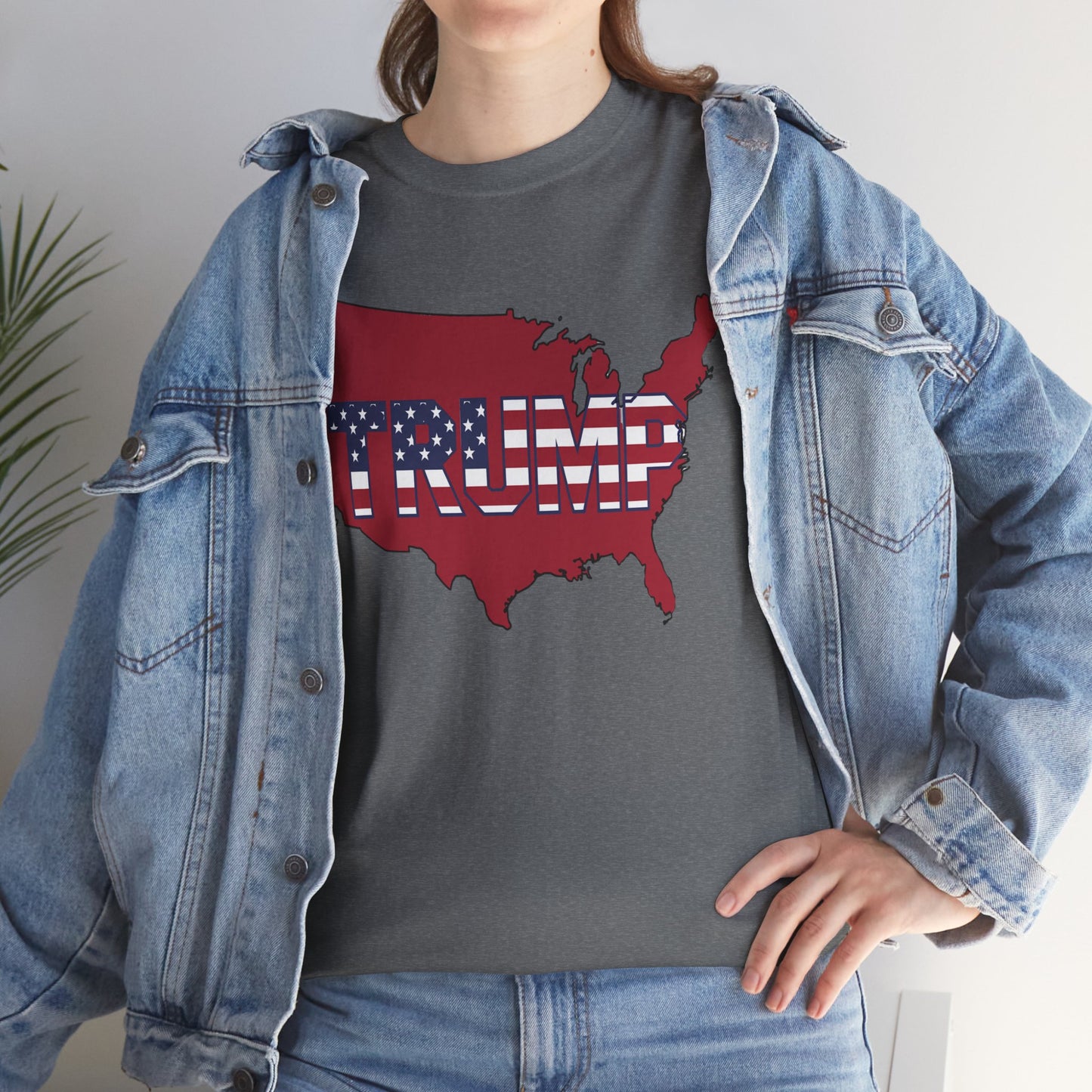 Trump T-Shirt with Red United States