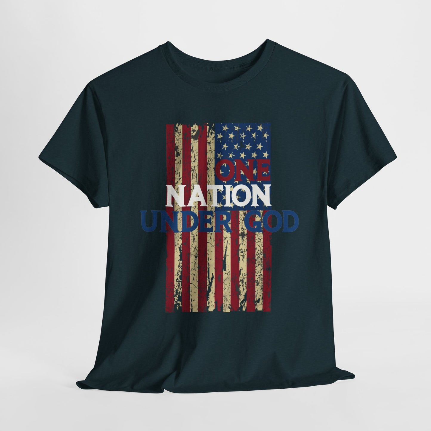 One Nation Under God T-Shirt - Patriotic Christian Apparel