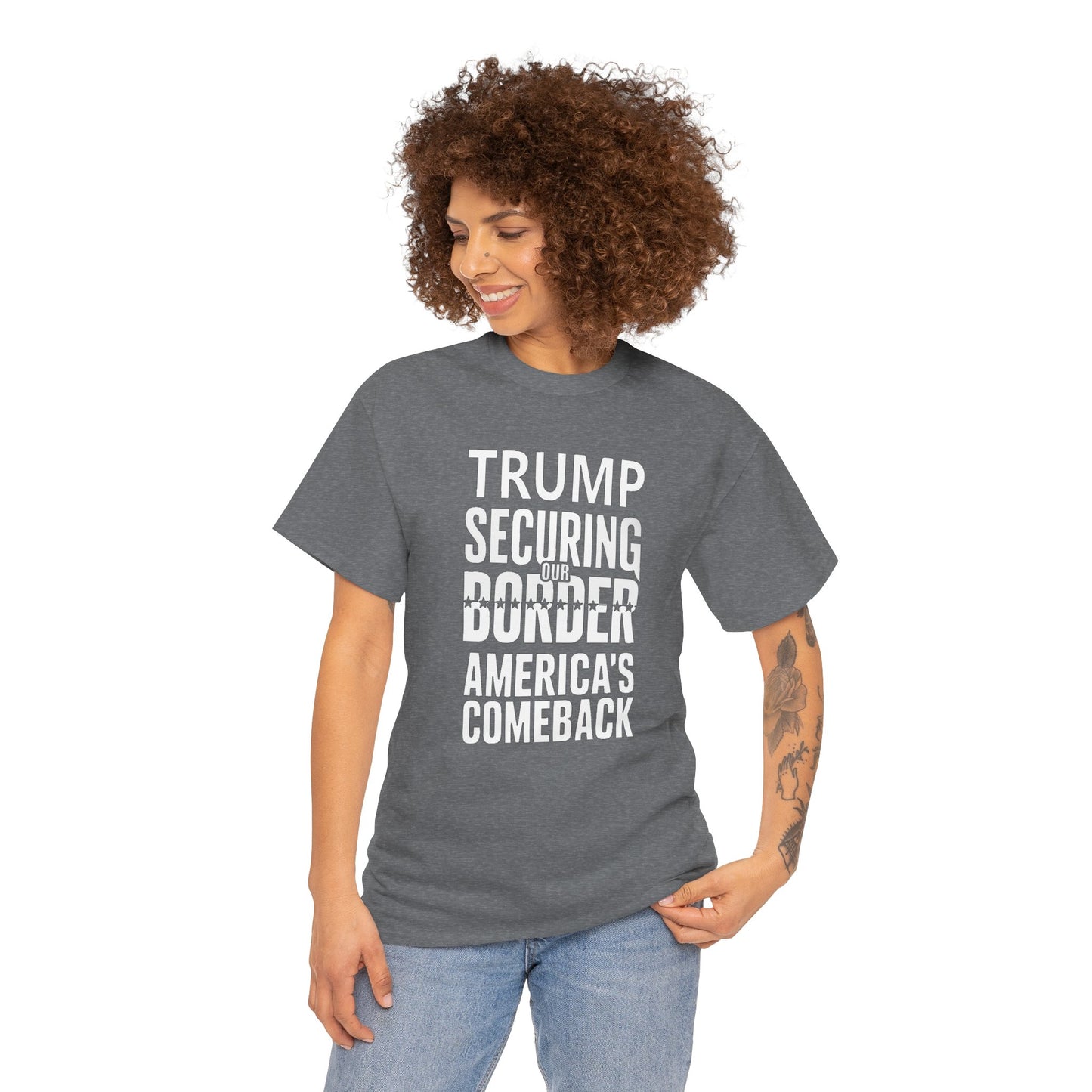 Trump Securing Our Border T-Shirt - America's Comeback