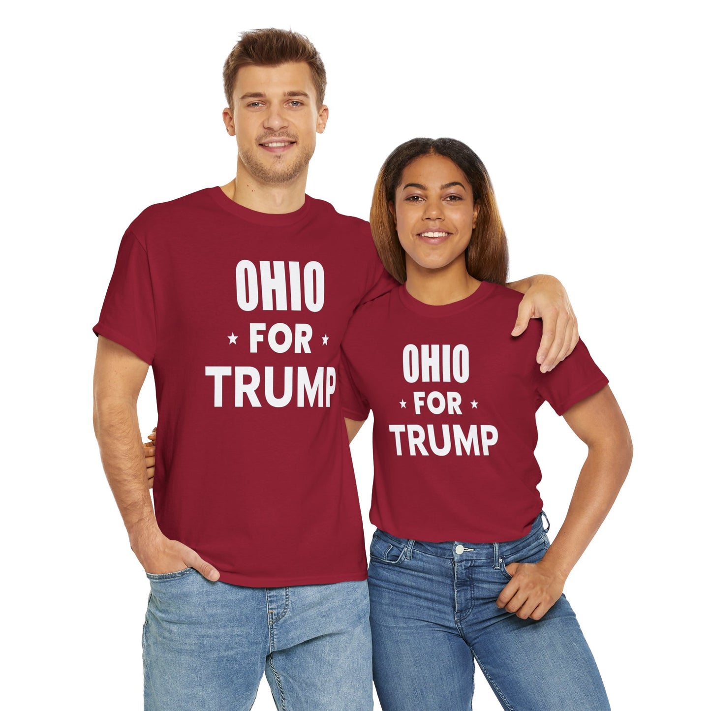 Ohio Loves Trump T-Shirt - Patriotic Apparel for Proud Americans