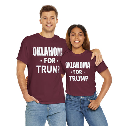 Oklahoma Loves Trump T-Shirt - Patriotic Apparel