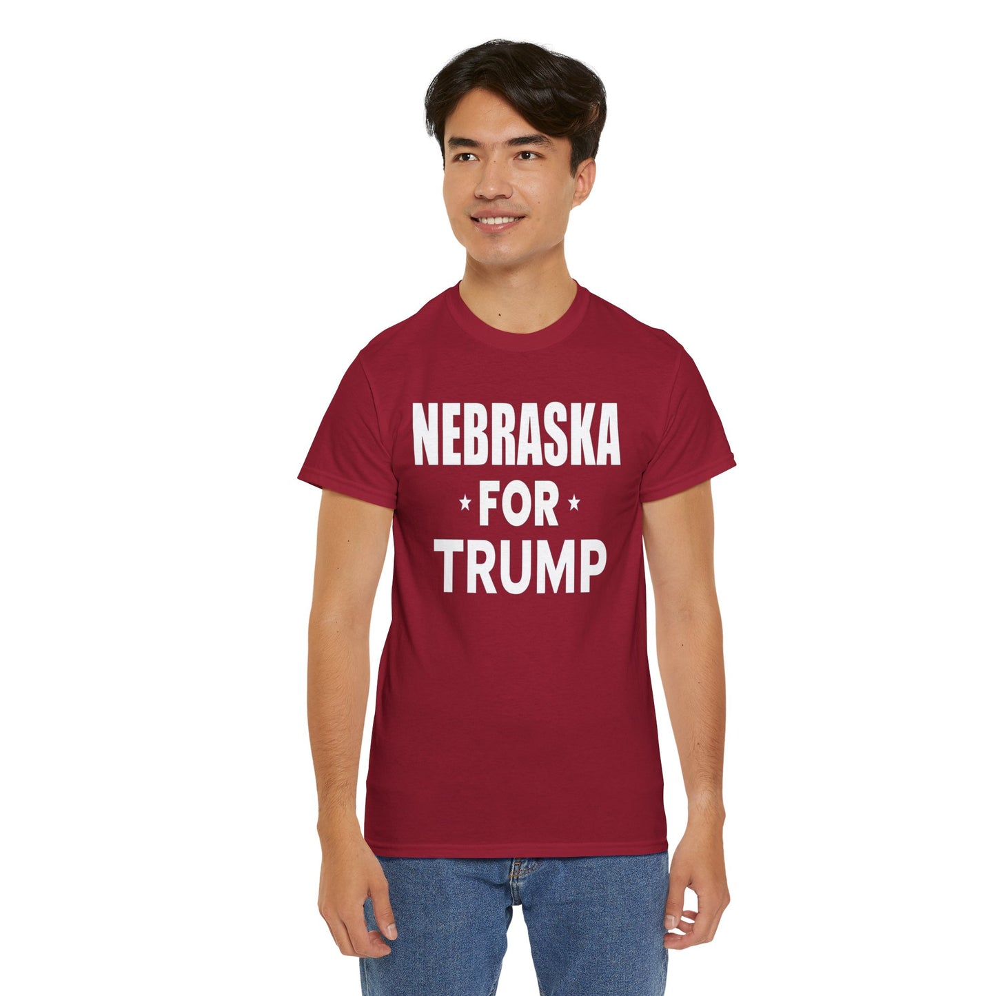 Nebraska Loves Trump T-Shirt - Patriotic Apparel