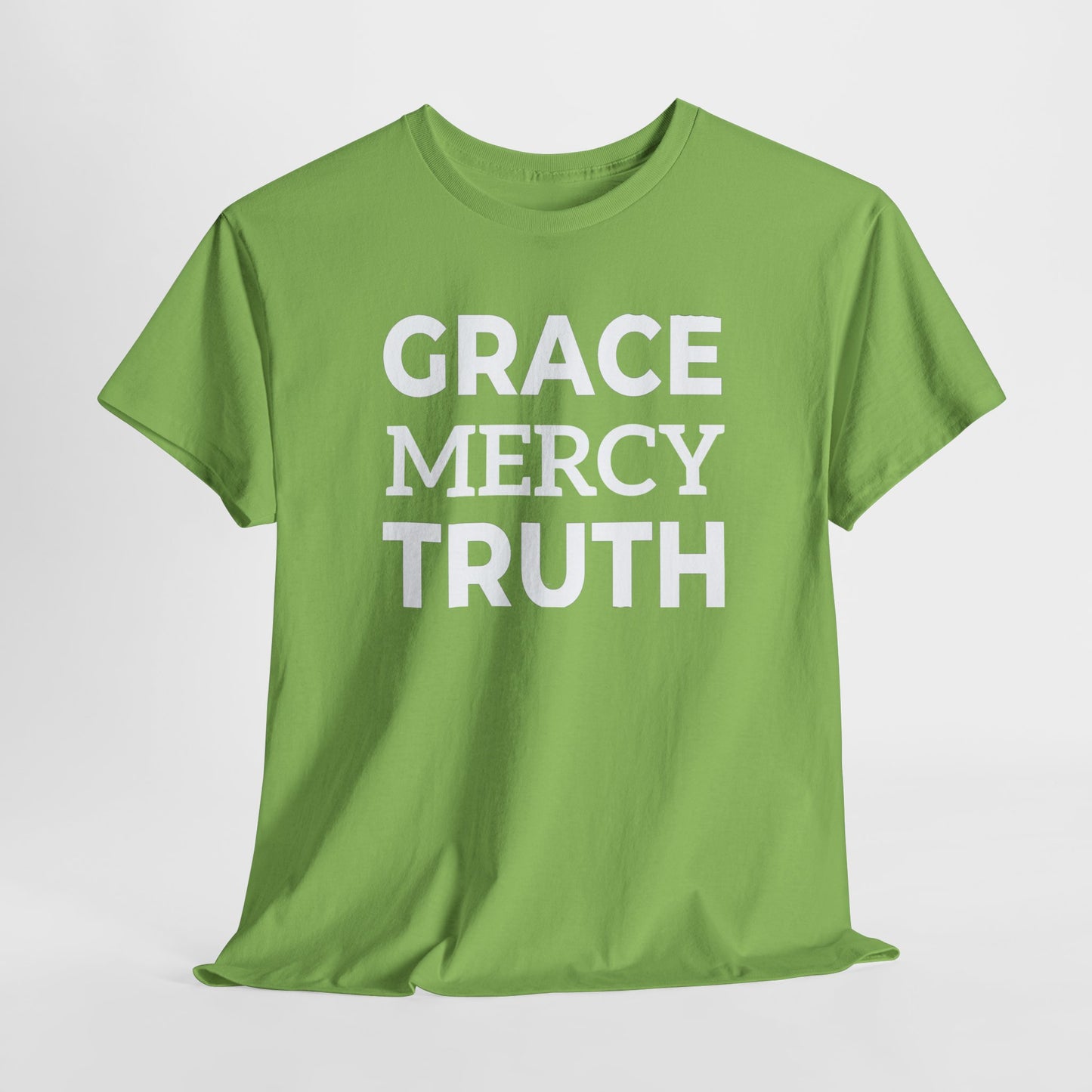 Grace Mercy Truth T-Shirt | Faith-Based Apparel