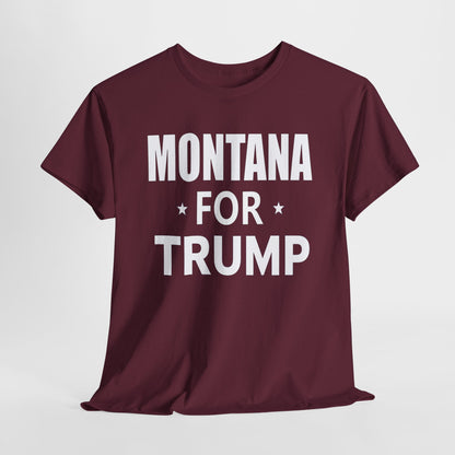 Montana Loves Trump T-Shirt - Patriotic Apparel