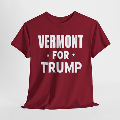 Vermont Loves Trump T-Shirt - Patriotic Apparel