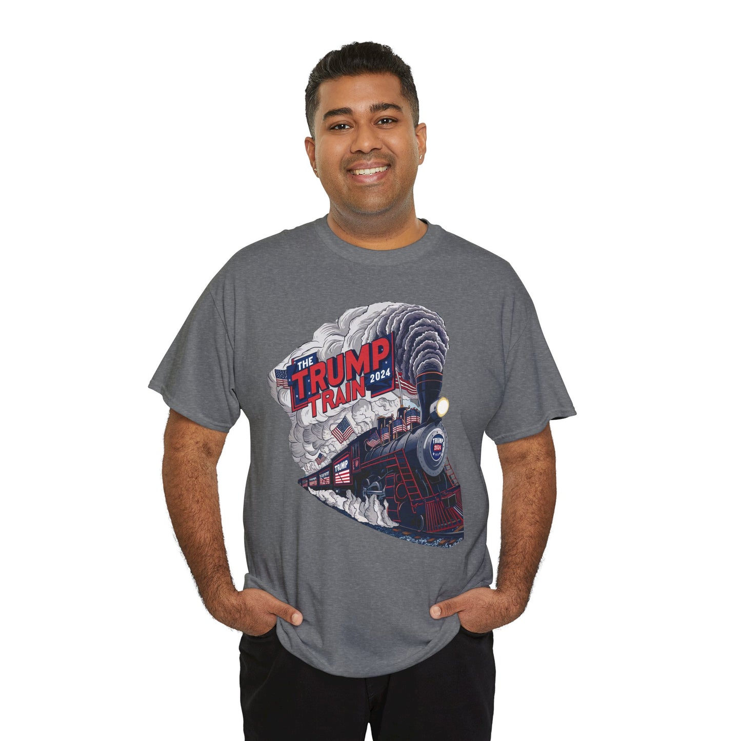 TrumpTrain 2024 T-Shirt - All Aboard for America’s Future