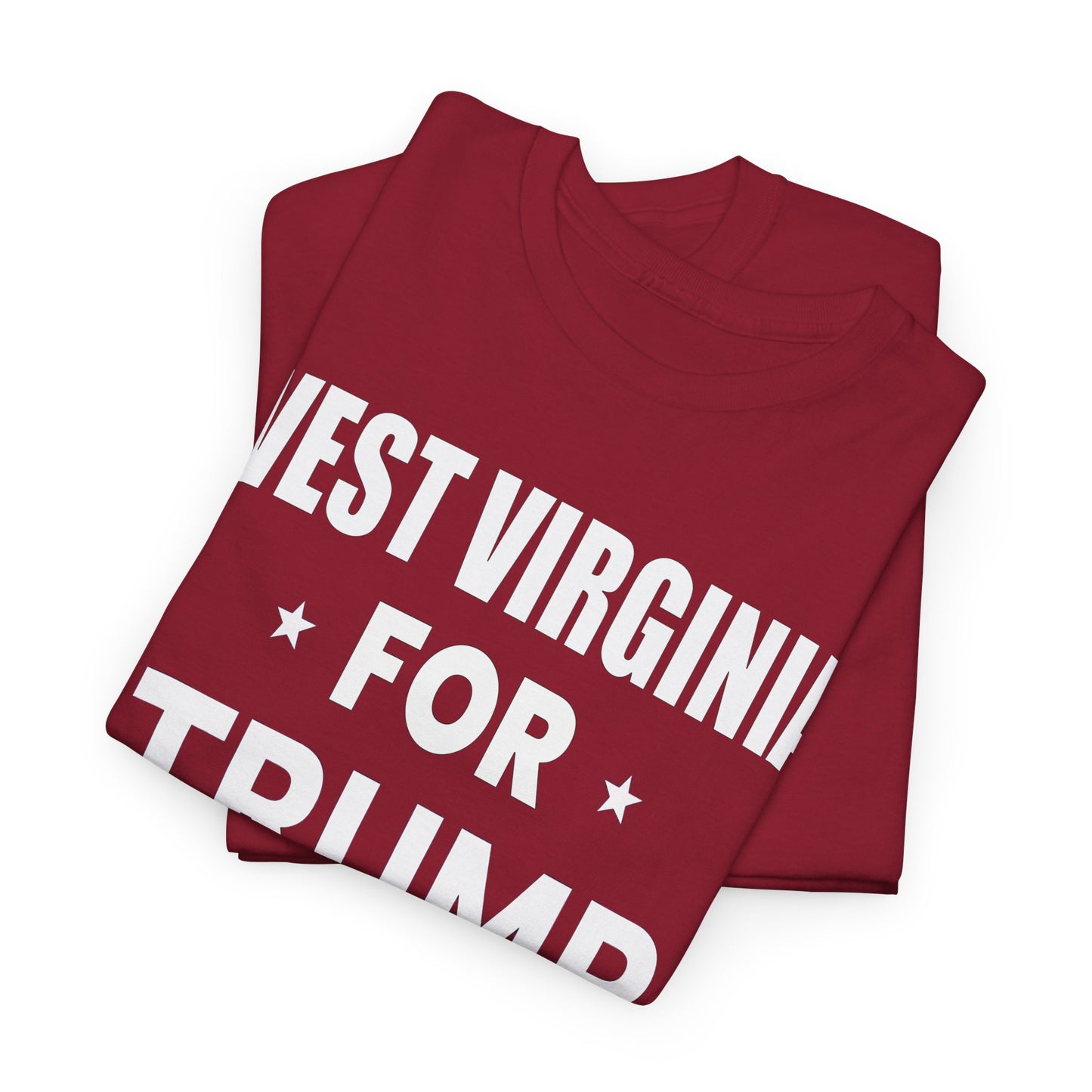 West Virginia Loves Trump T-Shirt - Patriotic Apparel