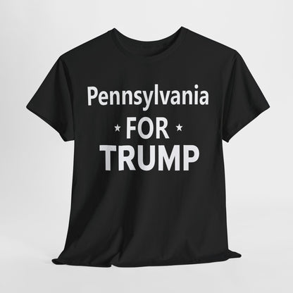 Pennsylvania Loves Trump T-Shirt - Patriotic Apparel