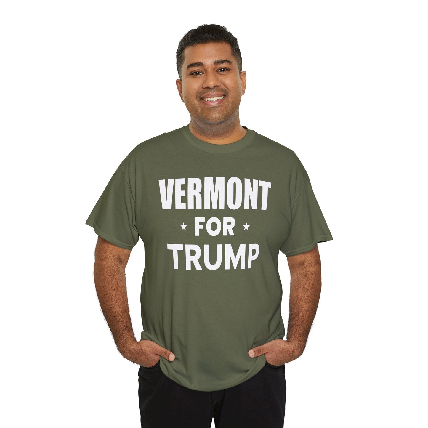 Vermont Loves Trump T-Shirt - Patriotic Apparel