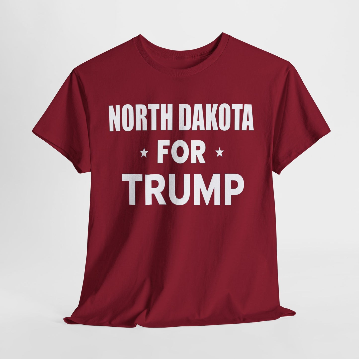 North  Dakota Loves Trump T-Shirt - Patriotic Apparel for Proud Americans