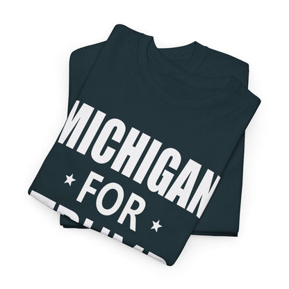 Michigan Loves Trump T-Shirt - Patriotic Apparel