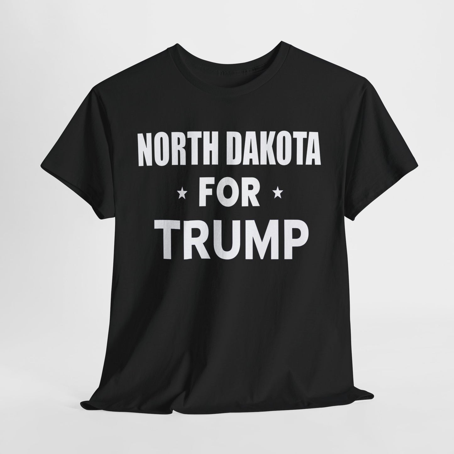 North  Dakota Loves Trump T-Shirt - Patriotic Apparel for Proud Americans