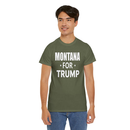 Montana Loves Trump T-Shirt - Patriotic Apparel