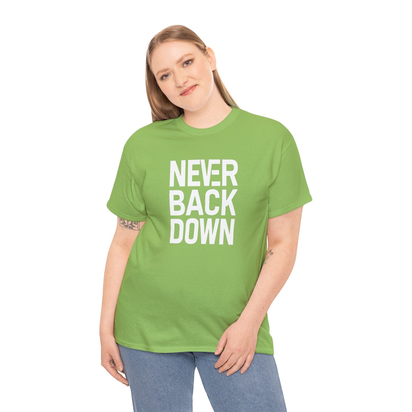 Never Back Down - Stand Strong Patriotic Apparel