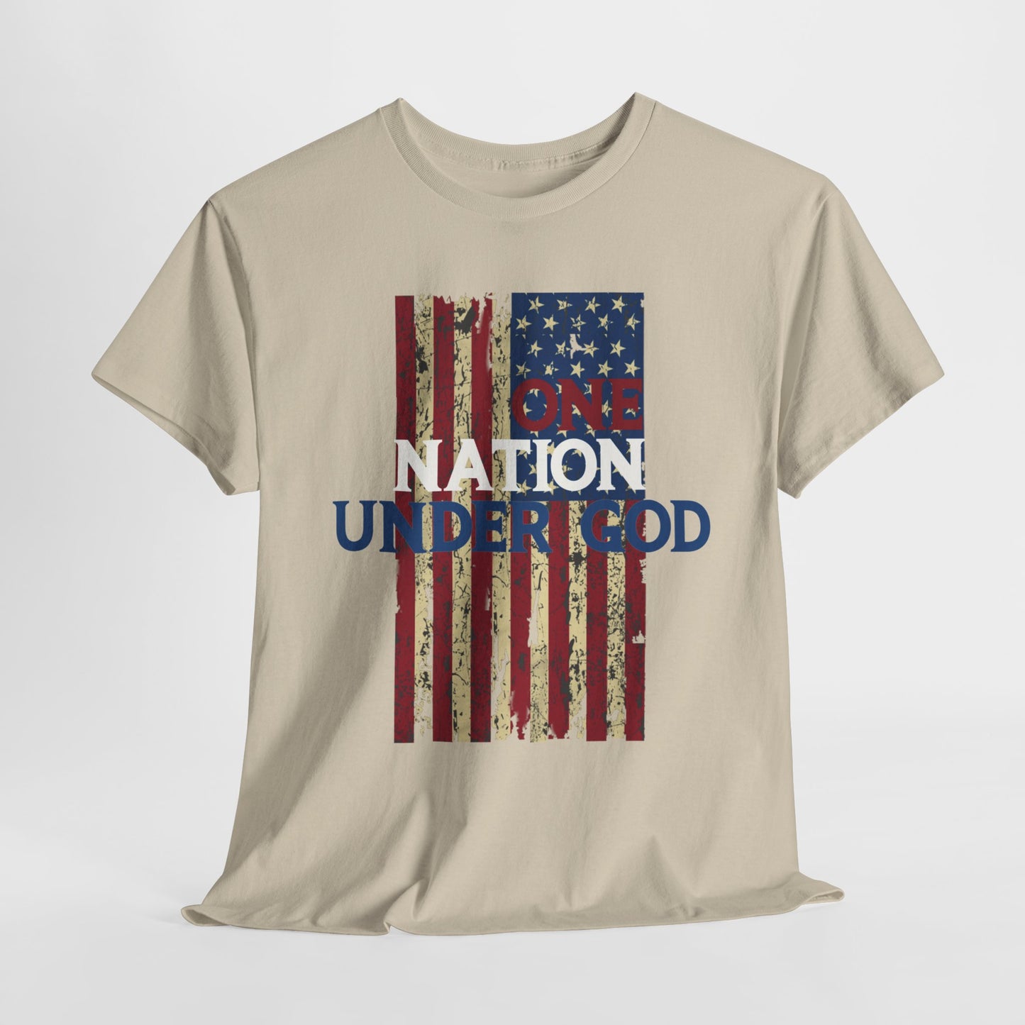 One Nation Under God T-Shirt - Patriotic Christian Apparel