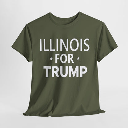 Illinois Loves Trump T-Shirt - Patriotic Apparel