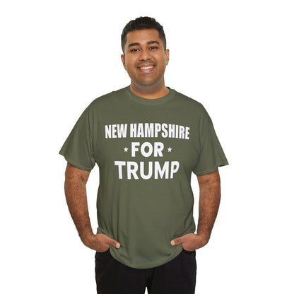 New Hampshire Loves Trump T-Shirt - Patriotic Apparel