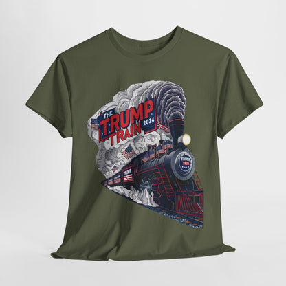 TrumpTrain 2024 T-Shirt - All Aboard for America’s Future