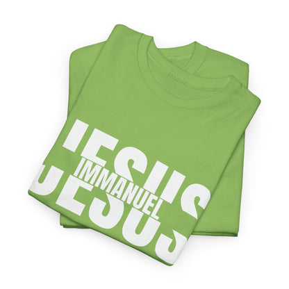 Jesus Immanuel T-Shirt - Faith-Based Christian Apparel