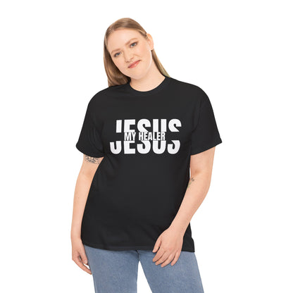 Jesus My Healer T-Shirt - Faith-Based Christian Apparel for Patriots