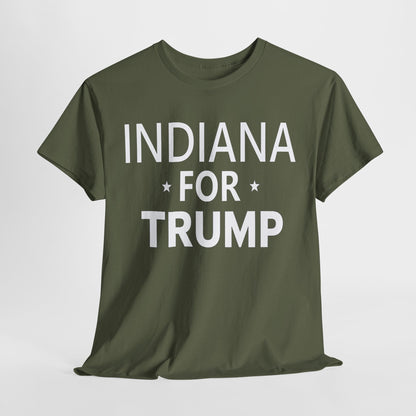 Indiana Loves Trump T-Shirt - Patriotic Apparel