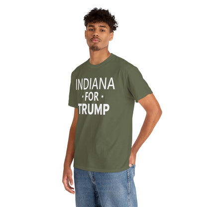 Indiana Loves Trump T-Shirt - Patriotic Apparel